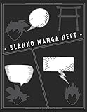  Blanko Manga Heft: Manga Skizzenbuch  Leeres Manga Heft  Manga zeichenbuch  Manga Zeichenpapier  Vielzahl von Manga Raster für Manga Zeichnen  Manga Block  100 Seiten