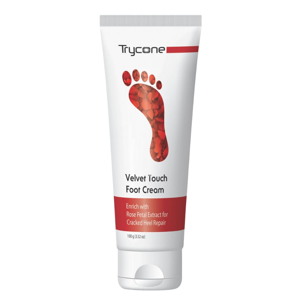 Crack Heel Repair Foot Cream For Dry, Rough And Cracked Heels Enriched With Rose Oil & Rose Petal Extracts for Men and Women - 100 gm