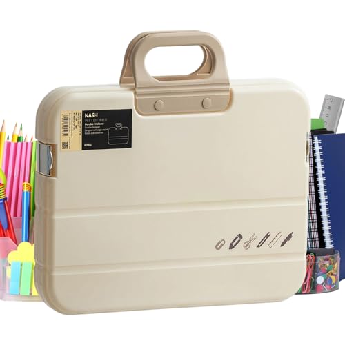 Organizador de archivos impermeable y portátil con asa de gran capacidad