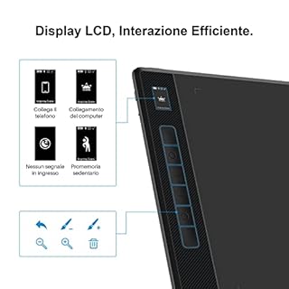 2022 HUION Inspiroy Giano Tavoletta Grafica G930L Bluetooth 5.0-Wireless Tavoletta da Disegno di Grandi Dimensioni con PW517, 6 Tasti Caldi Personalizzati, per Mac, Windows PC e Android