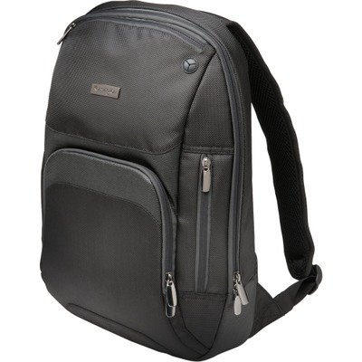 Image of Kensington Triple Trek Slim Laptop Backpack for MacBooks, Chromebooks, Tablets & Ultrabooks up to 13-Inch-14-Inch (K62591AM), Black, 11.4 inch W x 15.55 inch H x 5.51 inch D