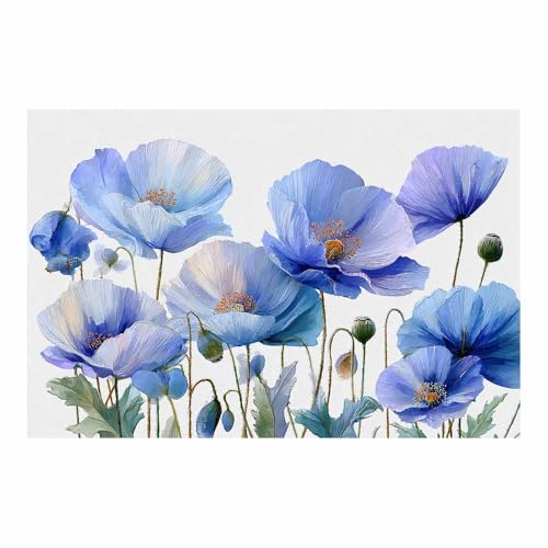 Tableau Fleurs Magnifiques Impression sur Toile Moderne sans Cadre pour Chambre 40x60cm
