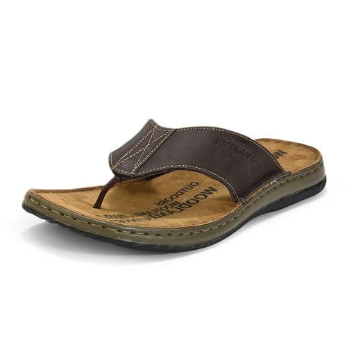 Image of Woodland Men's Leather Slippers