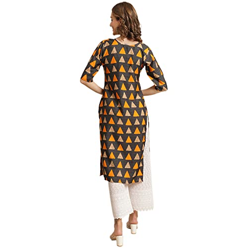 Image of Pinkmint Women's Crepe Digital Print Straight Kurta [Pack of 4]
