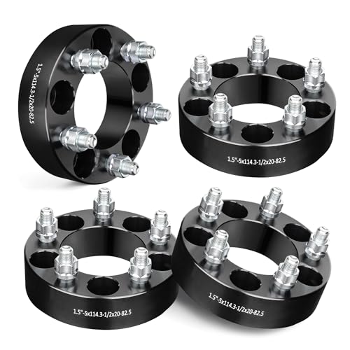 EVIL ENERGY 5x4.5 Wheel Spacers 1.5 inch Compatible for Mustang...