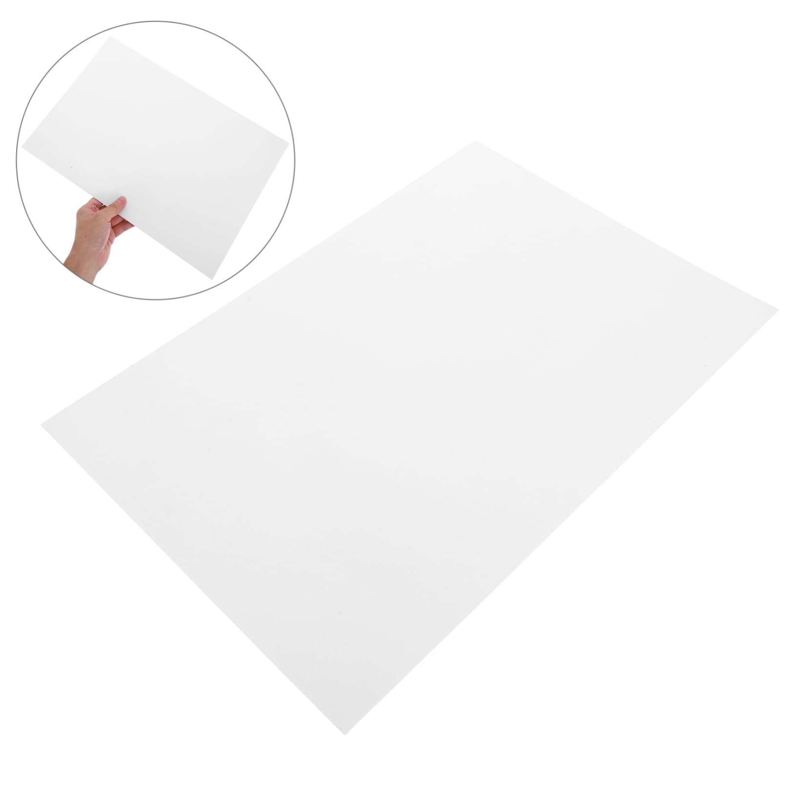 Papier Aquarelle 8k 600gsm 10 Feuilles, Surface Lin, Blanc