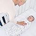 HALO Sleepsack 3-Way Adjustable Baby Swaddle, 100% Cotton - Neutral Triangles, Newborn