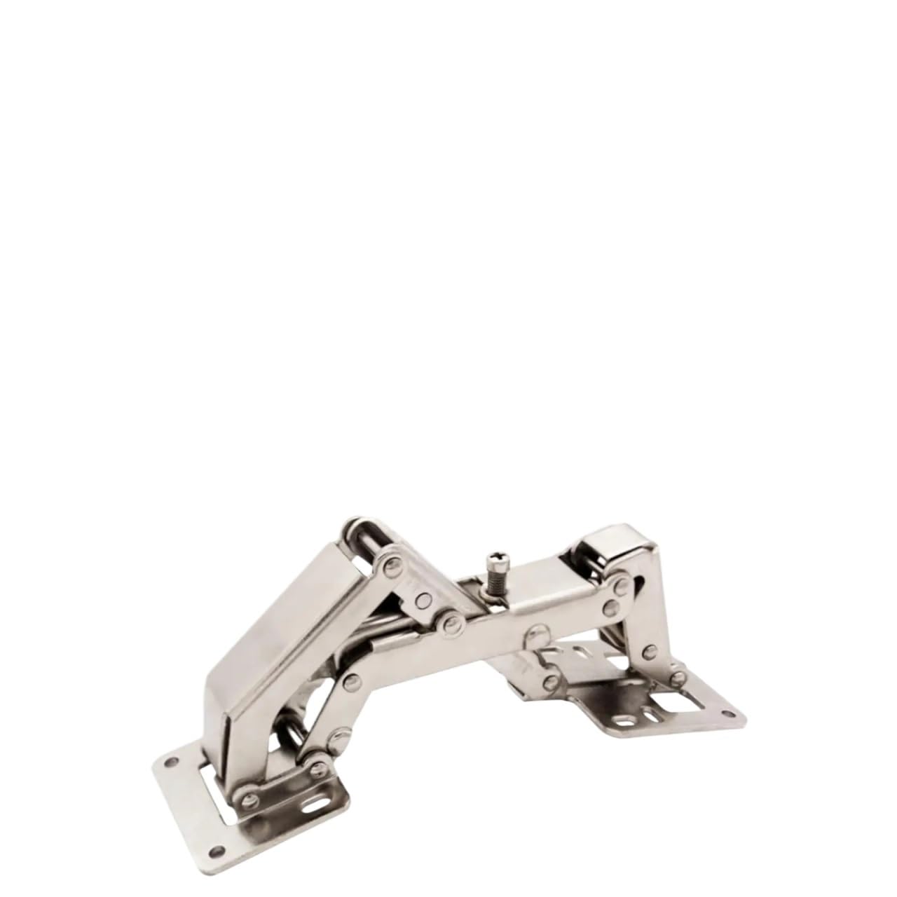 FQJYXWEWL 180 Degree Hinges Frameless Cabinet Hydraulic Soft CloseDoors Cold Rolled Steel Material 1Pcs