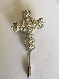 Kommt mit einem Pin - Fancy Kleid Bling Kreuz TG84 English Pewter auf einem Krawattennadel Stick hat Schal Halsband geschrieben von uns Geschenke für alle 2016 von Derbyshire UK
