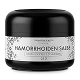 Thompson&Wood - Pomada para hemorroides, 25 g, tratamiento del dolor, picor, sangrado en la zona del ano