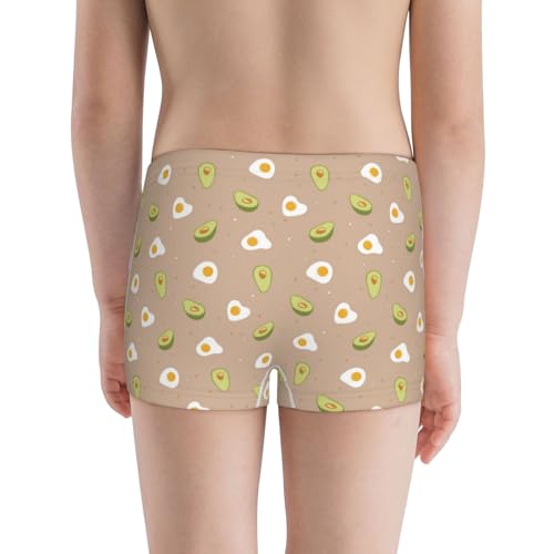 Boys' Cotton Boxer Brief Soft Underwear-Egg And Avocado3