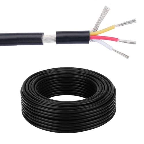 Cable blindado de 200 pies contra interferencias con cinta protectora de 300 V