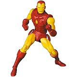 MAFEX No. 165 IRON MAN COMIC Ver. Total Height: Approx. 6.3 inches (160 mm), Painted Action Figure