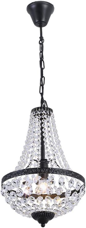 Suspension en cristal pour îlot de cuisine style rétro luminaire salon chic