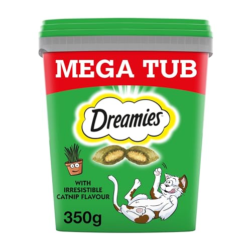 DREAMIES Cat Treats with Catnip Flavour 350g MegaTub Pack of 2 - Image 4