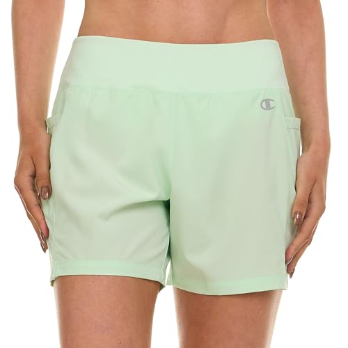Champion Swim Board Shorts for Women, 5” Swim Shorts Women with Pockets for Beach, Pool, Summer Lime - image 4