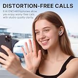 EarFun Air Pro 4i Słuchawki ANC 50 dB, Hi-Res LDAC, 6 Mikrofonów AI ENC, do 40 h, Dźwięk Przestrzenny, Multipoint, Bluetooth 5.4, Ładowanie Bezprzewodowe