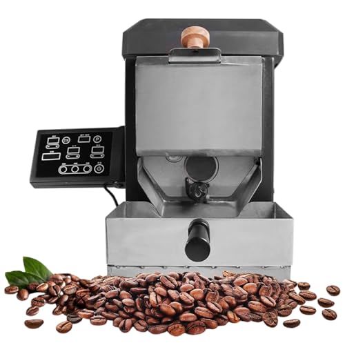 Electric Coffee Roaster Machine - Compact Bean Roasting Device with Sieve Baskets for Freshly Brewed Coffee, Perfect for Cafés and Home Use