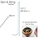 The Beadsmith Spin & String, Spinning Wheel Needle, 6 inches, 5 Needles per Card, for Use with The Spin N String Large Wooden Bead Spinner, Quickly and Efficiently String Beads