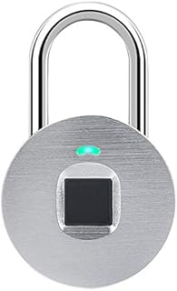 SEASD Fingerprint Padlocks, Gym Locks for School Lockers and Employee Lockers, Outdoor, Fences, Lockers for Lockers