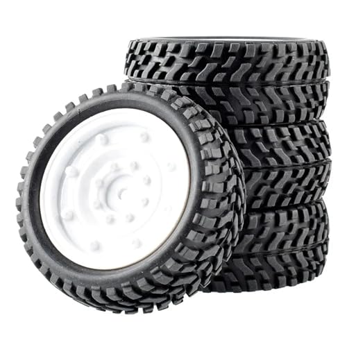 RC��������̕��i For Wltoys 144001 124018 124019 For MN99S MN90 MN86 For HSP For HPI 1:10 1:14 1:16 4 �z�C�[���I�t���[�h�^�C���z�C�[����(F white)