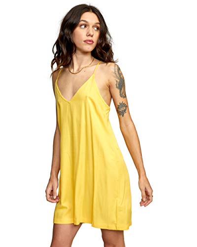 Image of RVCA Women's Jade Woven Spaghetti Strap Dress