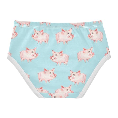 Girls Underwear Soft Cotton Pig Kids Panties in Sizes 2/3t, 4t, 5t, 6 and 82