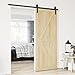 Homlux Sliding Barn Door Hardware Hangers Rollers 2pcs Compatible with All Barn Door - Fit 1 3/8-1 3/4