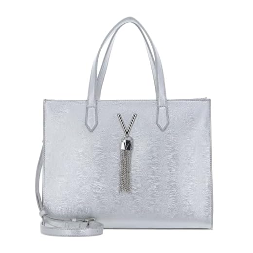 Valentino Divina Shopping Bag Argento