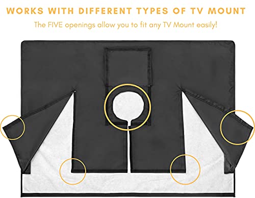 Athena's Elements Outdoor Tv Cover - Outdoor Tv Enclosure 40 To 42 Inches - Waterproof And Weatherproof Tv Cover, Outside Tv Cover Water Resistant And Dust Resistant Material #TOP5