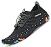 Produktbild Putu Badeschuhe Unisex Rutschfeste Schnell Trocknend Strandschuhe Aquaschuhe Schwimmschuhe Gymnastiksschuhe für Damen Herren (39 EU, Schwarz)