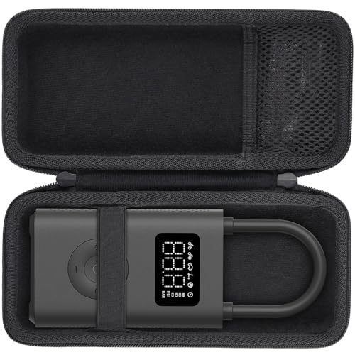 Aenllosi Funda de Transporte Rígida Compatible con Xiaomi Mijia Compresor Aire Portatil 2,La Bolsa de Malla Puede Contener el Adaptador de Válvula(Solo Funda)