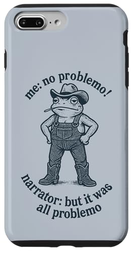 Western Frog Meme Me No Problem i[^[ JE{[C X}zP[X iPhone 7 Plus/8 Plus p