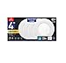 Globe 91495 Led Recessed Lighting Kit, White, 4"