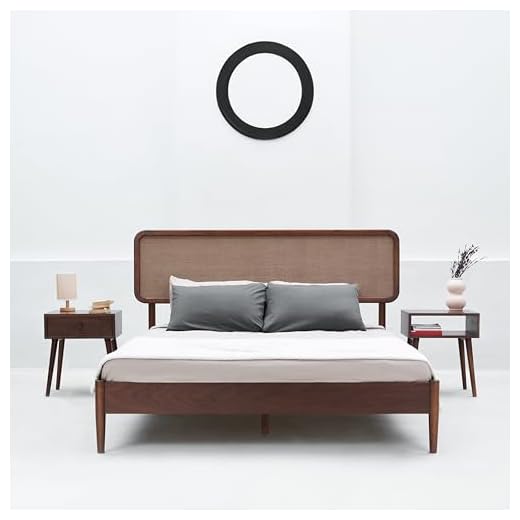 Elegant Lupin Wooden Bed Frame - Queen Size