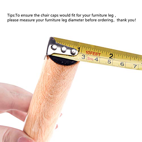 Bird&Fish Furniture Feet Floor Protectors Chair Leg Caps Table Leg Felt Pads Covers Free Moving Non Slip For Wood Floor Fit For Round Legs Diameter 1-1 1/4 In - Small (16 Pack) #TOP4