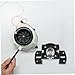 GRIRIW Ceiling Fan Light Stand Ceiling Fan Brace Easy-Install Fan Suspension Device Convenient Fan Bracket Ceiling Fan Adapter Fan Supply Universal Fan Bracket Ceiling Fan Tool Black Iron
