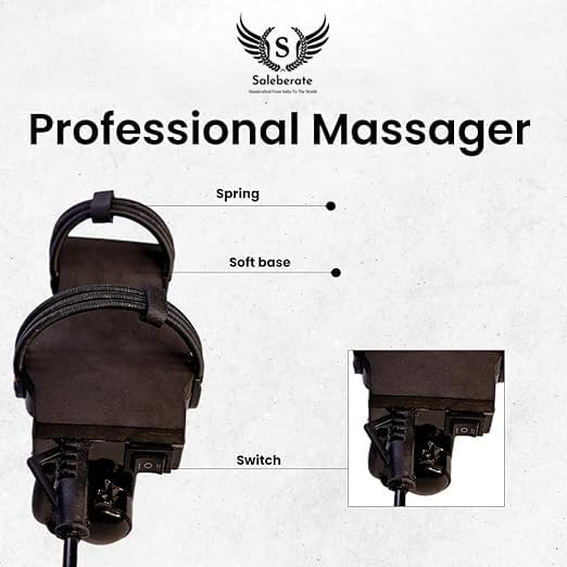 Miniatura 6 de Potente acción flotante de doble velocidad para masajeador de cuerpo completo con cable eléctrico accionado