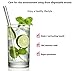 Metal Straws Reusable Collapsible Stainless Steel Drinking Straw - 5pack Stainless Steel Portable Drinking Straw with Travel Case & Cleaning Brush & Keychain Perfect