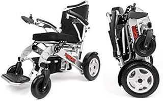 Porto Mobility Ranger Quattro XL 600W Motor Heavy Duty Ultra Exclusive Lightweight Foldable Electric Wheelchair, Weatherproof, Stronger, Longer Range Super Horse Power Dual Motorized All Terrain (XL)