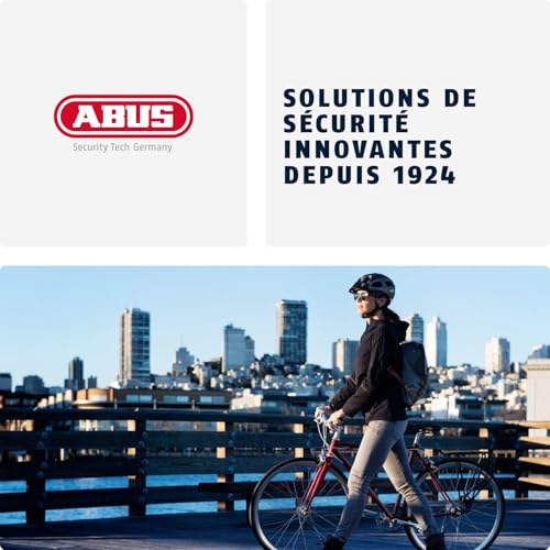 Abus ancrage pour mur et sol Granit WBA 100 - sécurité pour vélo et moto - boulon d’ancrage en acier spécial - niveau de sécurité 20 Taille Unique Noir – vue 6