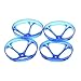 Produktbild BliliDIY 4 Stücke 2 Zoll Propeller Pc Schutz Ring Ente 3,28G Für 11Xx Brushless Motor Rc FPV Racing Rahmen Kit Whoop - Klares Blau