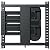 SANUS Full Motion TV Wall Mount for 32-90 Inch TVs, Universal Articulating Wall Bracket with Swivel, Tilt & Extension, Heavy Duty Steel (Elite Advanced Full-Motion 4D 32"-65")