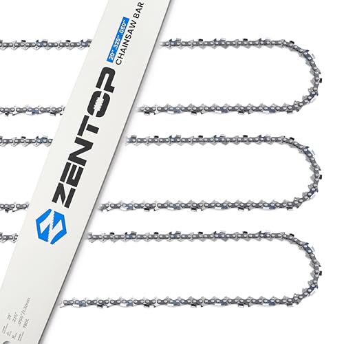 ZENTOP 20 Inch Chainsaw Bar and Chains