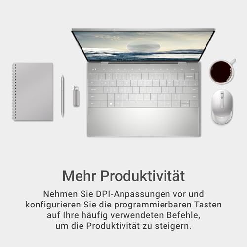 DELL Premier wiederaufladbare Wireless-Maus – MS7421W – Platinum Silver (Silber) – Ansicht 5