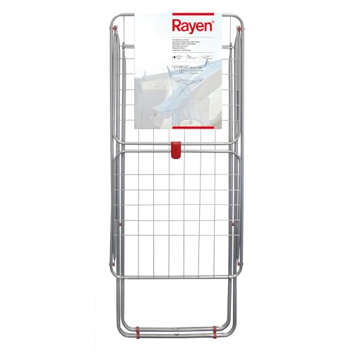 Rayen 0333 Étendoir à linge de 16 mètres d’étendage Pour Sécher le vêtement- stable et pliable, 177x54,5x107,5