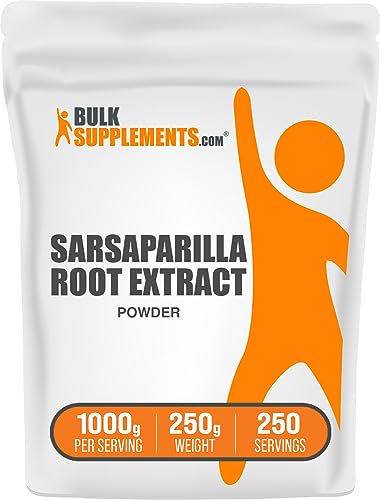 Herbal Plus, Bulksuplements Sarsaparilla polvo de raíz, 250 Gram
