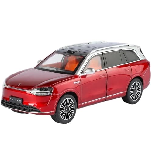 _CLXgJ[ 1:24 ɓK AITO M9 SUVXP[ԃfAȐ▭ȃthAԗffBXvCRNV ~jJ[(Red)