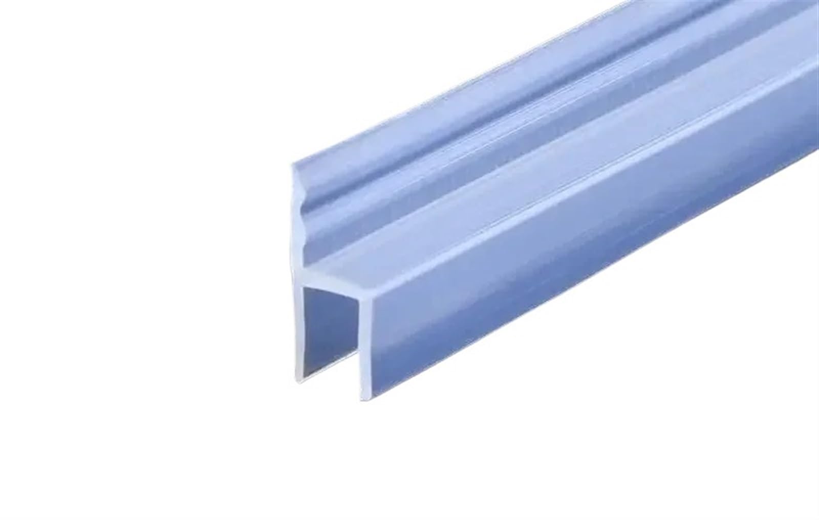 Tiras de Sellado para Puertas de Vidrio con Forma H/F/U, burletes de Silicona para baño y Ducha, Cinta de Sellado para Puertas y Ventanas de Oficina y balcón (U, 10 mm).