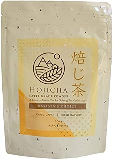 Barista's Choice Hojicha - Roasted Green Tea Latte Powder - Premium Culinary Grade - Unsweetened - Milk Tea, Smoothie, Baking - Antioxidant and Energy - By Oolong Tea Collective (100g)
